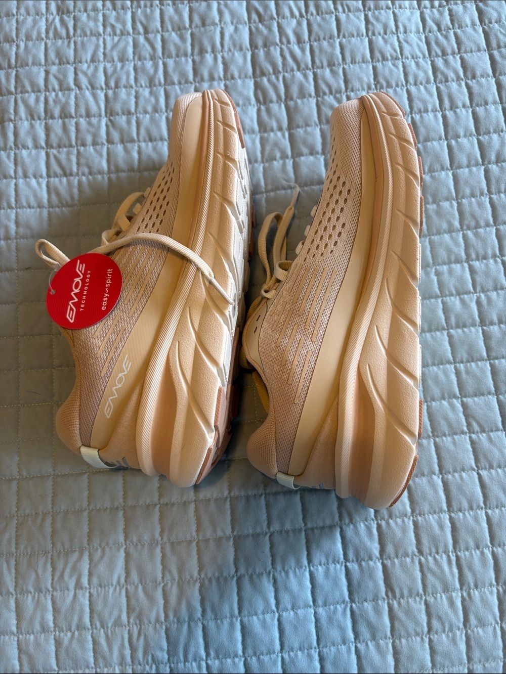 Easy Spirit EMOVE Denise Austin Women's Beige Athletic Sneakers - Picture 4 of 8